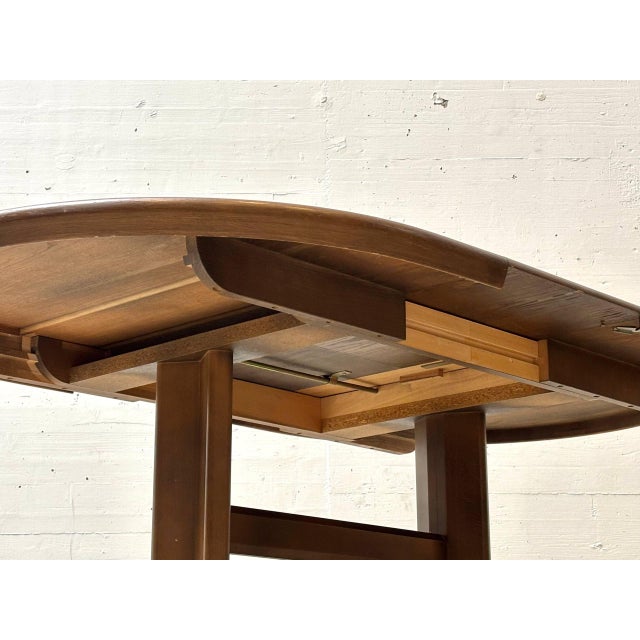Extendable Oval Dining Table in Oak, 1970s For Sale - Image 15 of 17