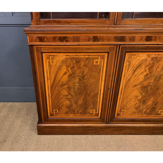 Wood Mahogany Bookcase from Edwards & Roberts, 1900s For Sale - Image 7 of 18