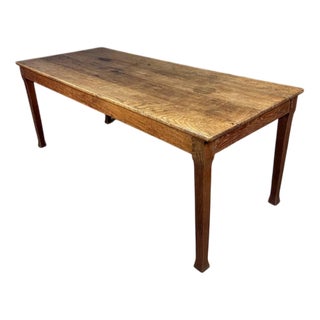 German Oak Café Table For Sale