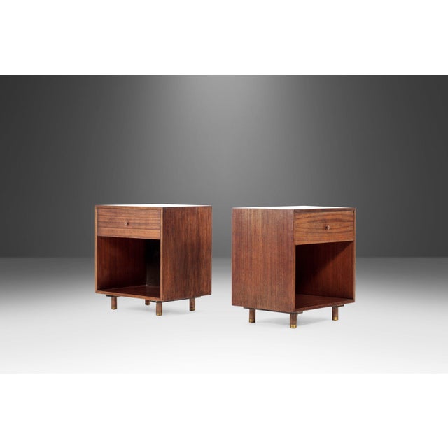 Rare Mid Century Modern End Tables in Mahogany by Harvey Probber, USA, circa 1960's - A Pair For Sale - Image 13 of 13
