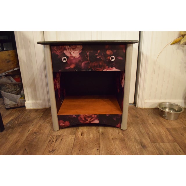 The 'Enchanted Rose' Cat Hideaway & Nightstand For Sale - Image 9 of 9