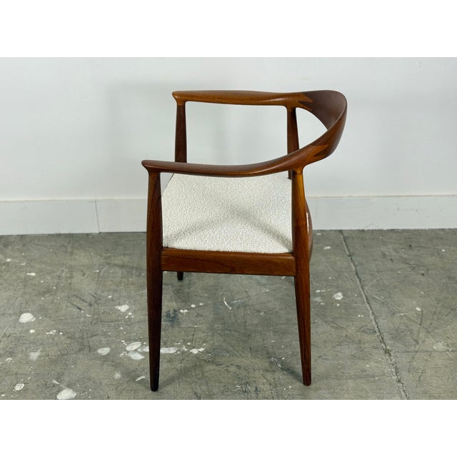1960s Hans Wegner - The Chair - Jh 503 Round Chair in Teak - Johannes Hansen Denmark For Sale In Atlanta - Image 6 of 12