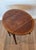 American Federal Style Cross-Banded Matched Mahogany Drop-Leaf Extending Occasional Table Signed Baker Furniture For Sale - Image 16 of 17