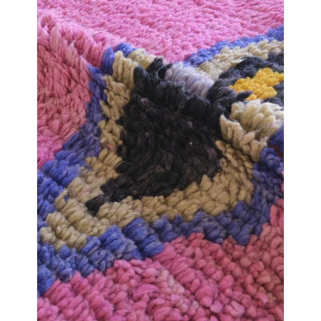 Pink Boujad Moroccan Rug - 10.3 X 6.2 Ft For Sale - Image 4 of 8