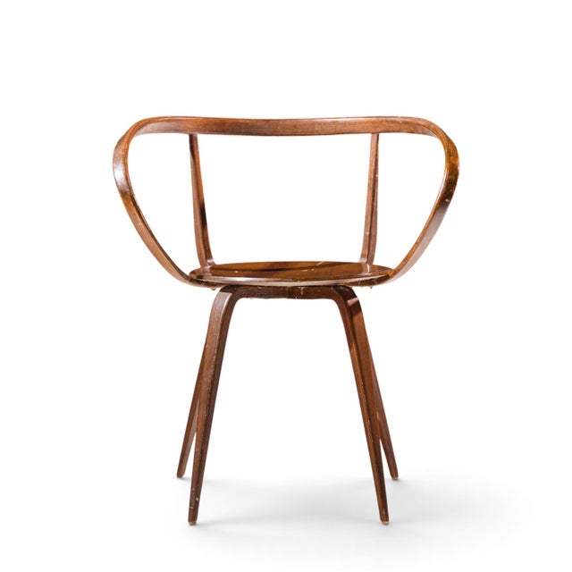 George Nelson for Herman Miller Model 5890 Mid Century Pretzel Dining Chair This chair measures: 26 wide x 19.5 deep x 30...