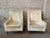 1960s 1960s Vintage Wingback Chairs - A Pair Plus Ottoman For Sale - Image 5 of 11