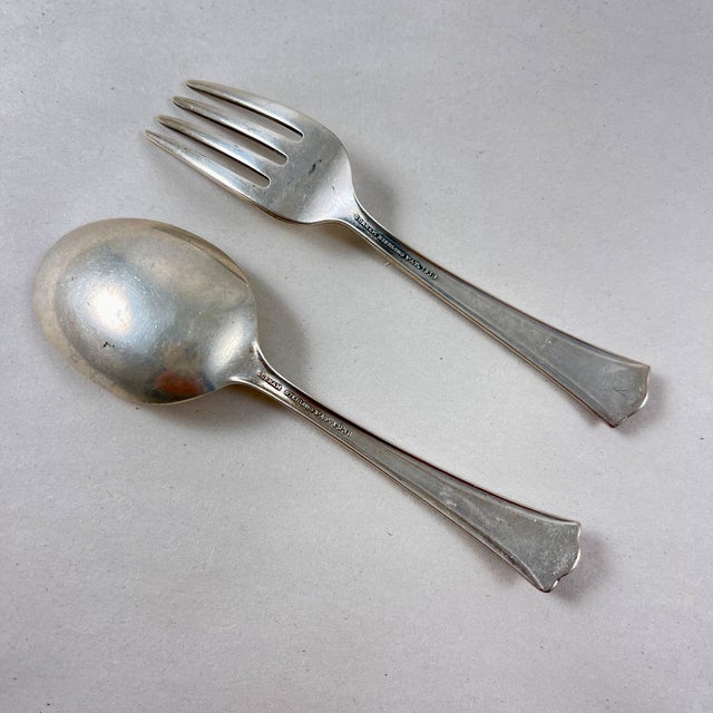 Gorham Estate Sterling Silver Greenbrier Pattern Childs Set, 2 Pieces For Sale In Philadelphia - Image 6 of 8