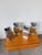 Vintage Vases in Aluminum, 1970s, Set of 4 For Sale - Image 12 of 18