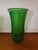 This is a Vintage Hoosier Glass/Hour Glass Diamond Cut & Ribbed Vase, 9 3/4" (#2). It measures 9 3/4" high and 4 3/4“ in...