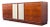 Restored Mid Century Oak & Cane Credenza by Jack Cartwright for Founders For Sale