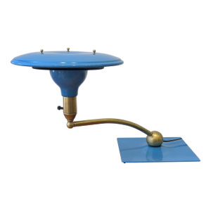 M . G Wheeler Sight Light Desk Lamp in Blue