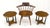 Neoclassical Pair of Baker Neoclassical Octagon Shape End Side Lamp Tables Stands MINT! For Sale - Image 3 of 12