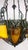 Metal French Wrought Iron Glass Chandelier, 1990s For Sale - Image 7 of 15