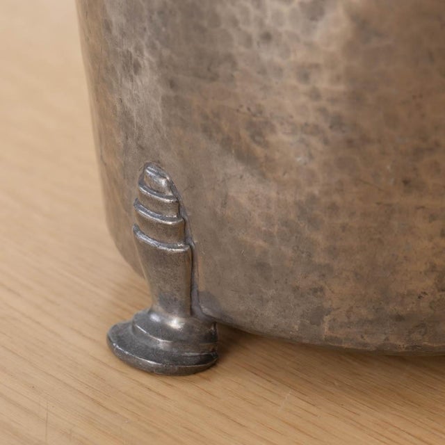 1930s Art Deco Pewter Jar With Lid For Sale In Los Angeles - Image 6 of 12