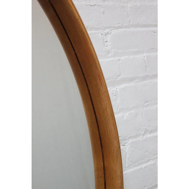 Vintage Pair of Labarge Oval Giltwood Wall Mirrors For Sale - Image 9 of 13