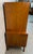 Wood Mid-Century Two Piece Walnut and Burl Diamond Front High-Boy Dresser For Sale - Image 7 of 18