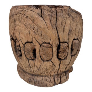 Primitive Elmwood Cart Wheel For Sale