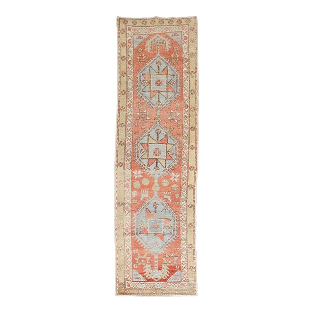 Narrow Vibrant Northwest Persian Runner rug no. j5227 For Sale