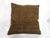 Brown Turkish Mohair Rug Pillow For Sale - Image 4 of 5