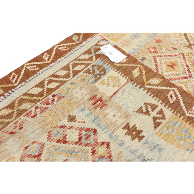 Late 20th Century Vintage Afghani Kilim Rug - 3'3 x 5'05 For Sale - Image 5 of 7