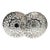 1960s Silver-Plated Pierced Sunburst Trivets – Pair For Sale
