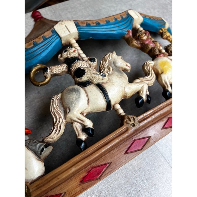 Mid-Century Modern 1979 Carnival Wall Hanging For Sale - Image 3 of 12