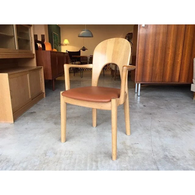 Wood Oak Desk Chair by Niels Koefoed für Koefoeds Hornslet, 1960s For Sale - Image 7 of 11