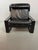 Brutalist Black Leather Armchair with Black Wooden and Metal Chrome Frame by Sonja Wasseur, Netherlands, 1970s For Sale - Image 18 of 18