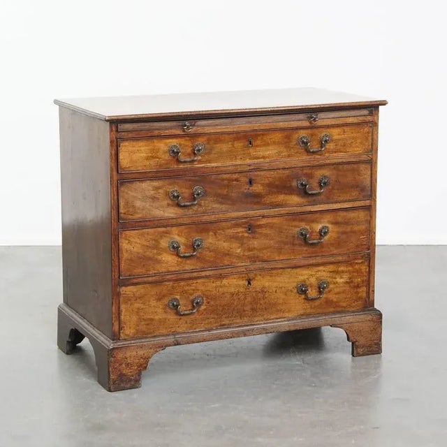 Antique English Dressing Chest with Brushing Slide For Sale - Image 14 of 14