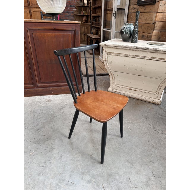 Scandinavian Wooden Chairs, Set of 4 For Sale - Image 6 of 8