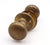 Vintage 1.75 In. Brass Passage Door Knobs For Sale - Image 4 of 6