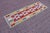 1960s Southwestern Style Hand Knotted Geometric Design Oushak Kilim Runner Rug Size: 2.1 x 6 ft ( 64 x 185 cm) 25 x 72...