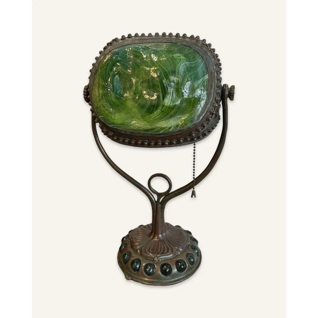 Tiffany Studios Turtle Back Desk Lamp Circa 1900 For Sale - Image 10 of 12