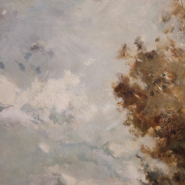 Ricard Arenys Galdón, Landscape with Shepherd, 1950s, Oil on Canvas, Framed For Sale - Image 18 of 18