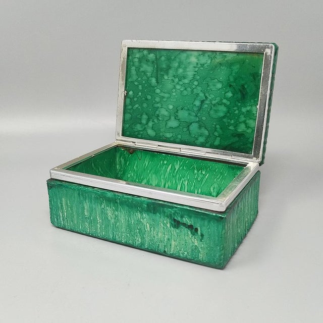 Green Alabaster Smoking Set from Romano Bianchi, 1960s, Set of 3 For Sale - Image 8 of 15