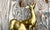 Vintage Regency Brass Deer - a Pair For Sale - Image 12 of 12
