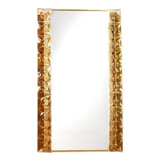 Large Illuminated Crystal Mirror by Kinkeldey, 1970s For Sale
