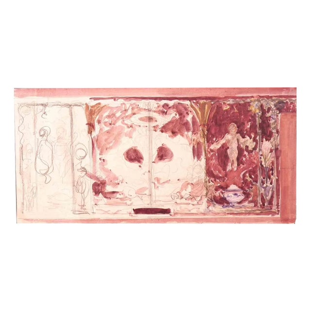 Composition, Original Drawing, Mid-20th Century For Sale