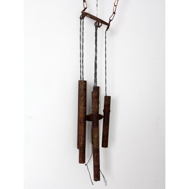 Vintage Folk Art Bird Wind Chime For Sale - Image 11 of 11
