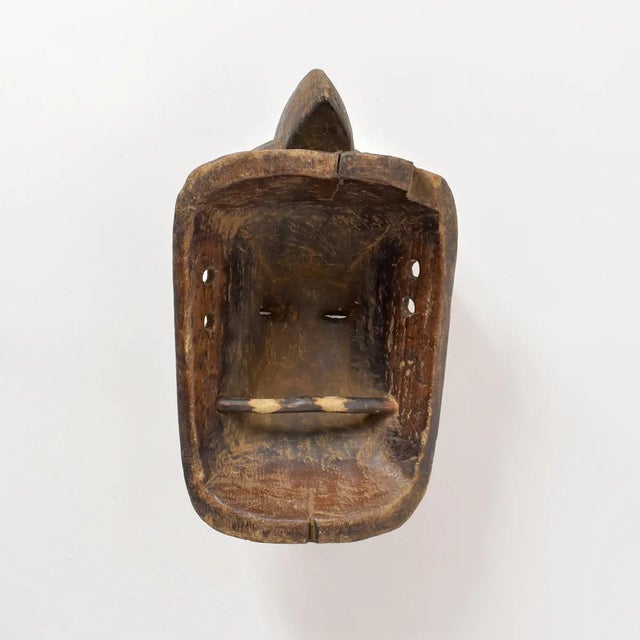 Early 20th Century Yaure Baule Portrait Mask Cote d'Ivoire For Sale - Image 9 of 11