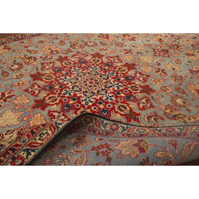 Middle Eastern Hand-Knotted Rug For Sale - Image 10 of 11