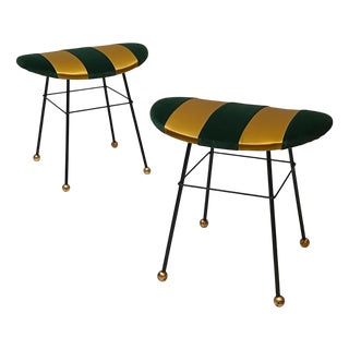 Vintage Benches, 1950s, Set of 2 For Sale