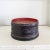 Large Round Black and Red Lacquer Asian Betel Box For Sale - Image 9 of 15