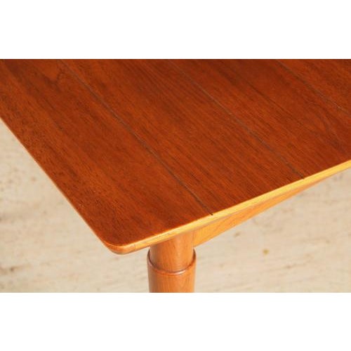 Mid-Century Modern Extendable Walnut Dining Table, 1960s For Sale - Image 6 of 13