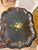 Antique Floral Tole Tray Table For Sale - Image 4 of 6