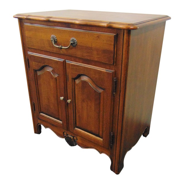 Ethan Allen Country French Maple Nightstand Chairish