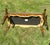 Vintage, Neoclassical-Style, Animal Print Upholstered, Window Bench, With Shell and Barley Twist Accents For Sale - Image 10 of 11