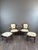 19th Century Set of 19th Century Louis XV Armchairs and Ottomans, 1890s, Set of 4 For Sale - Image 5 of 13