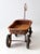 Farmhouse Vintage Red Metal Wagon For Sale - Image 3 of 12