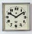 Metal Vintage Industrial Square Wall Clock from Rodopa Chepelare, 1960s For Sale - Image 7 of 18